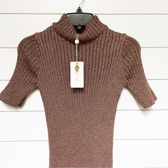 NWT For Love and Lemons Knitz Sweater Mini Dress - Size Large - Picture 5 of 10